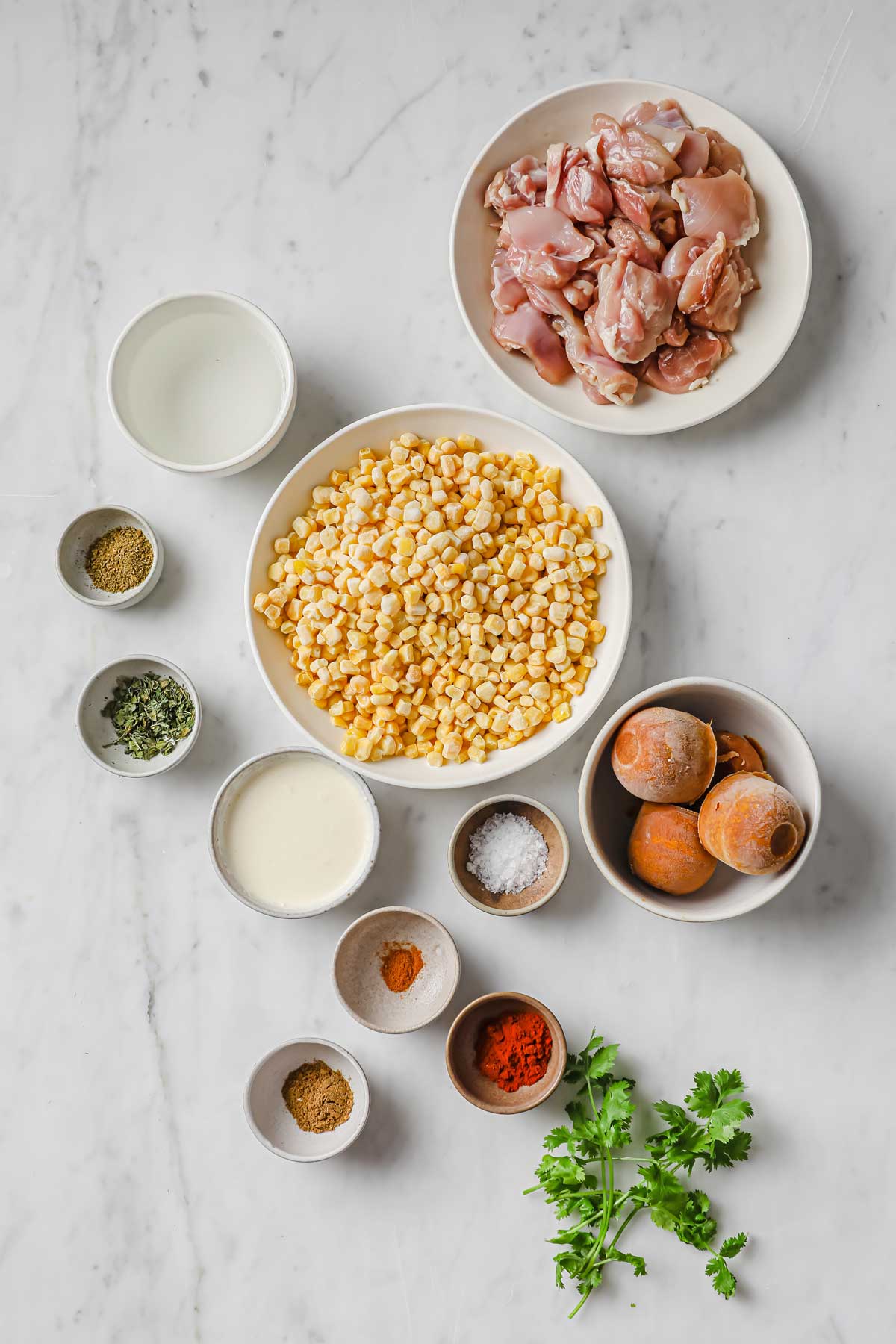 chicken corn curry ingredients