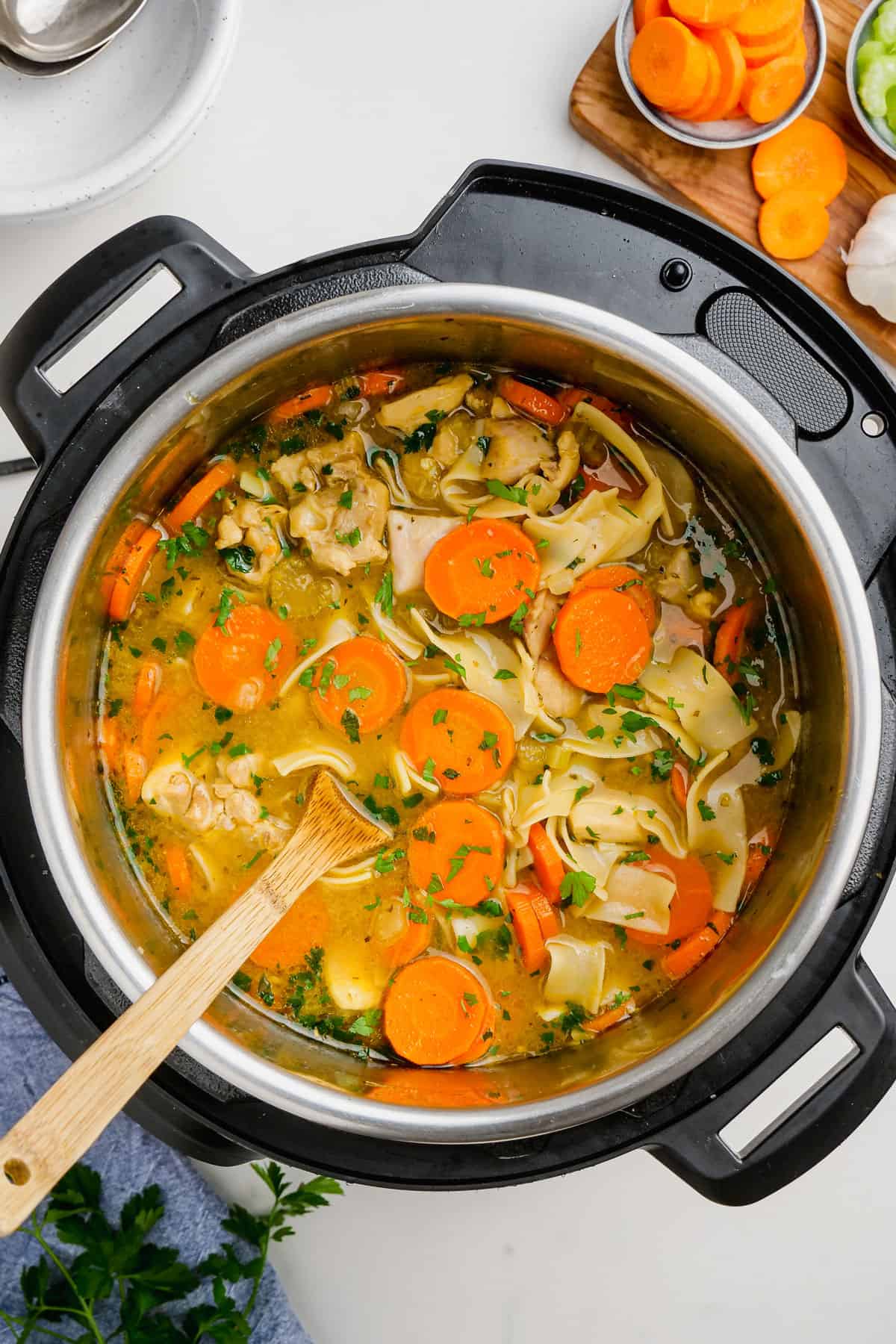 instant pot chicken noodle soup