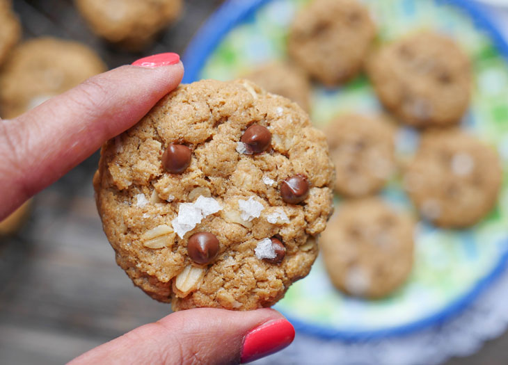 Gluten Free Chocolate Chip Oatmeal Cookies