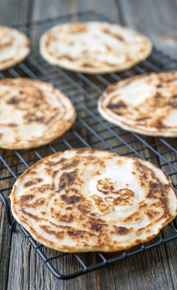 coconut flour naan