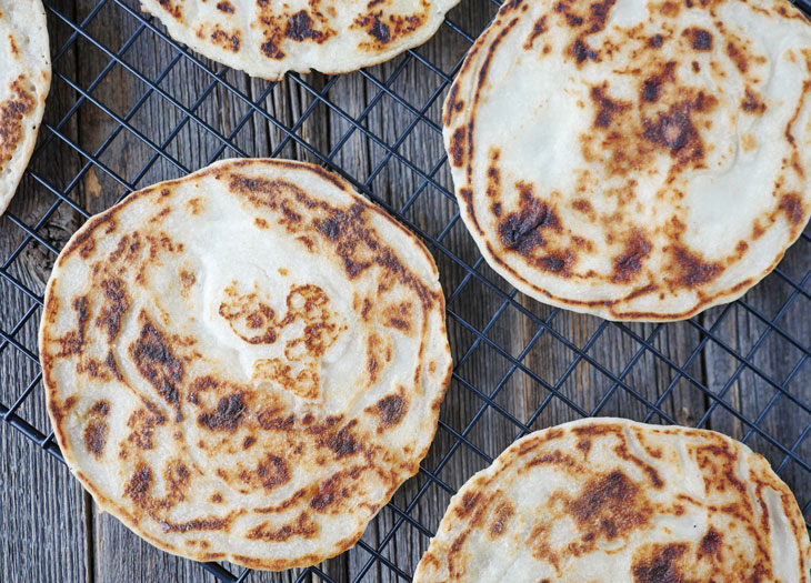 coconut flour naan