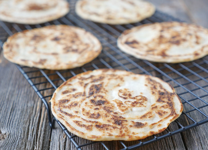 coconut flour naan