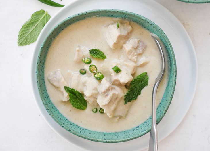 instant pot white chicken korma