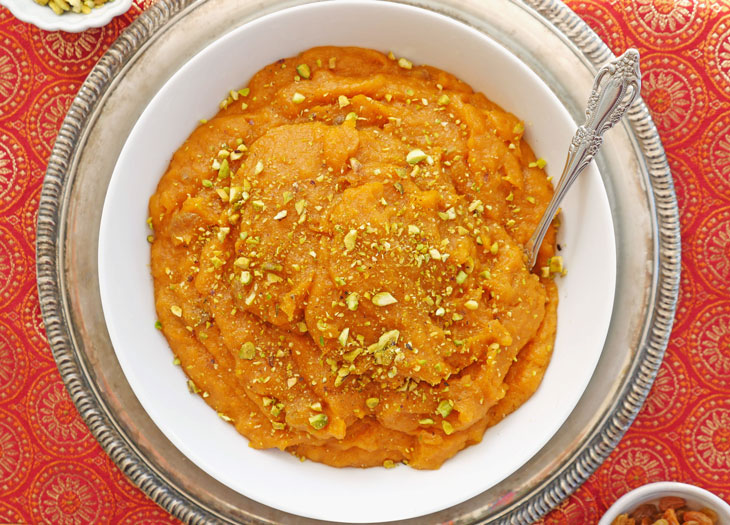 instant pot sweet potato halwa