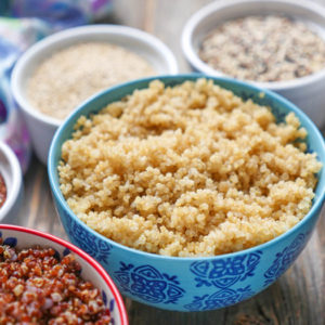 perfect quinoa instant pot by ashley of myheartbeets.com