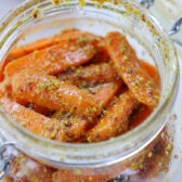 gajar achar, Indian carrot pickle