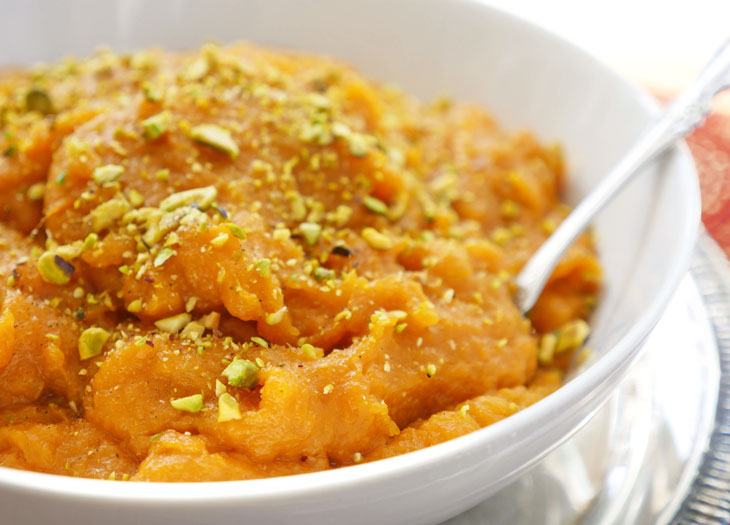 instant pot sweet potato halwa