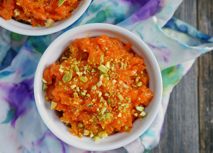 Instant Pot Gajar Halwa - carrot pudding 