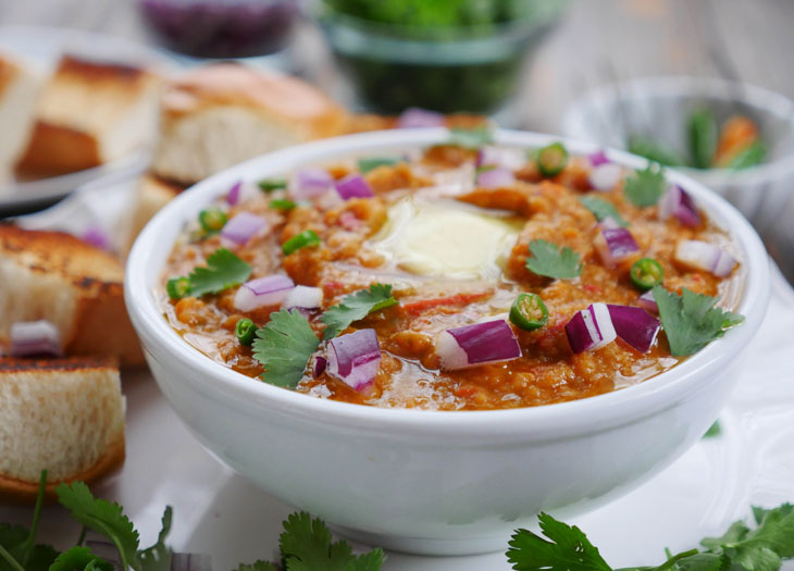 instant pot pav bhaji myheartbeets