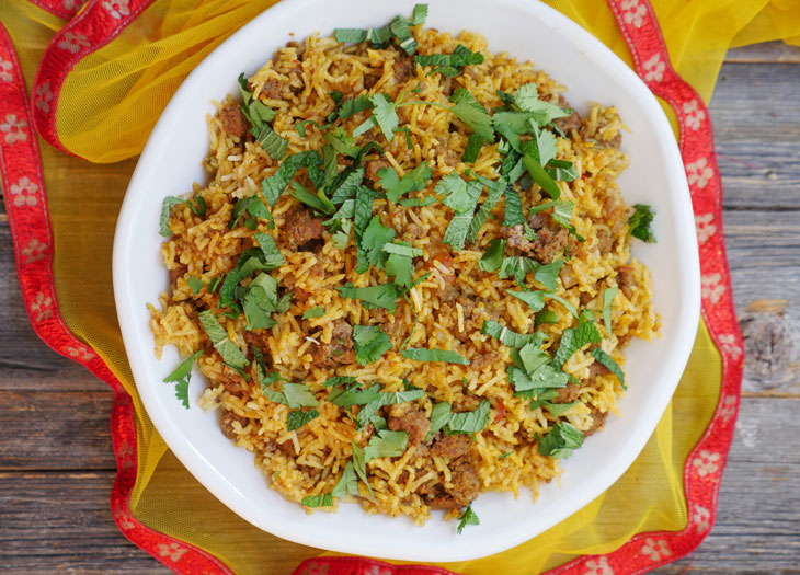 Instant Pot Keema Pulao