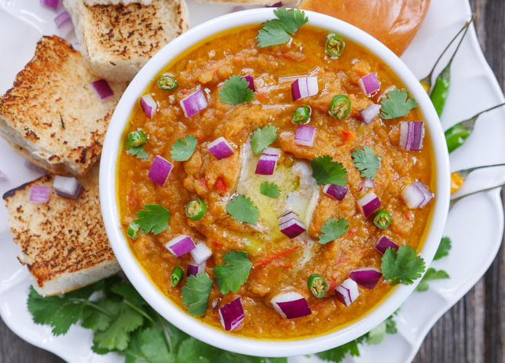 instant pot pav bhaji myheartbeets