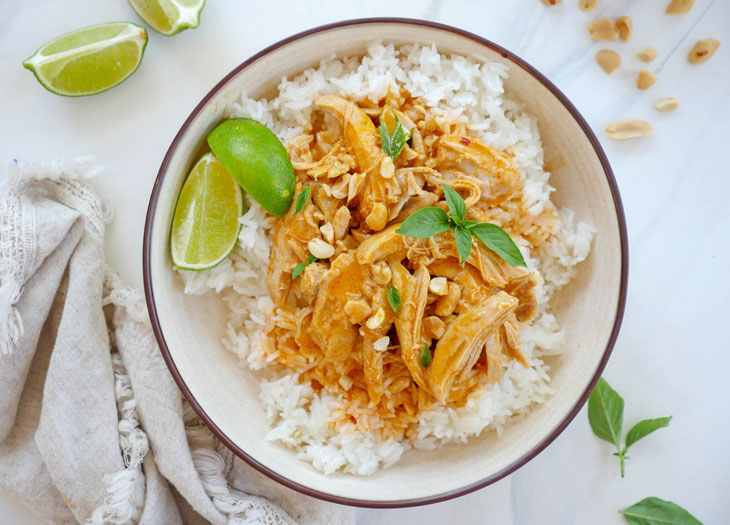 instant pot thai chicken coconut curry