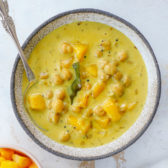 mango chickpea coconut curry