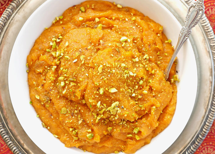 instant pot sweet potato halwa