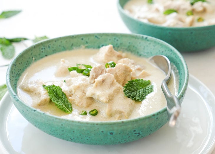 instant pot white chicken korma